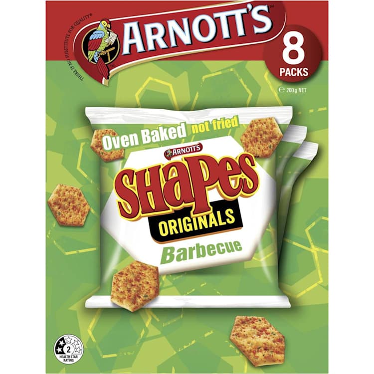 Arnott's Shapes Originals Barbecue