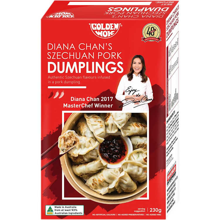 Golden Wok Diana Chan Szechuan Peppered Pork Dumpling