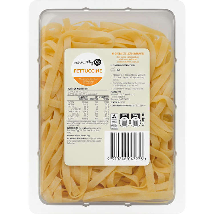 Community Co Fresh Fettuccine
