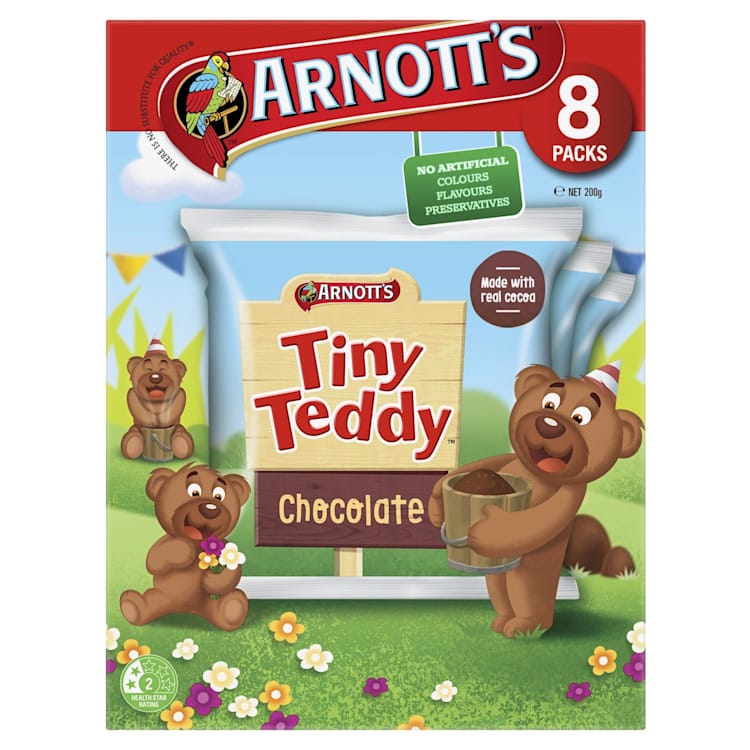 Arnott's Tiny Teddy Biscuits Chocolate