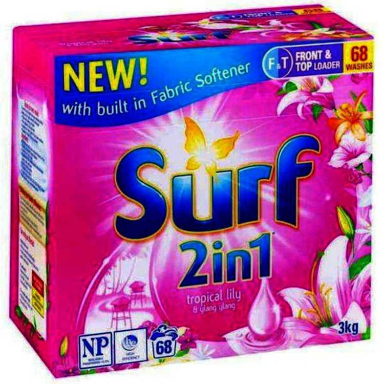 Surf Laundry Powder Front & Top Tropical