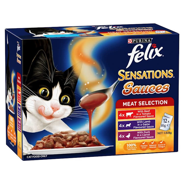 Felix Sensations Cat Food Meat Selection