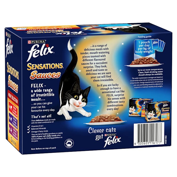 Felix Sensations Cat Food Meat Selection