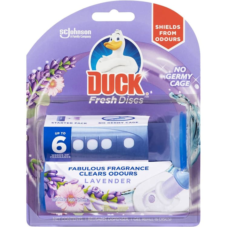 Duck Toilet Fresh Disc Lavender
