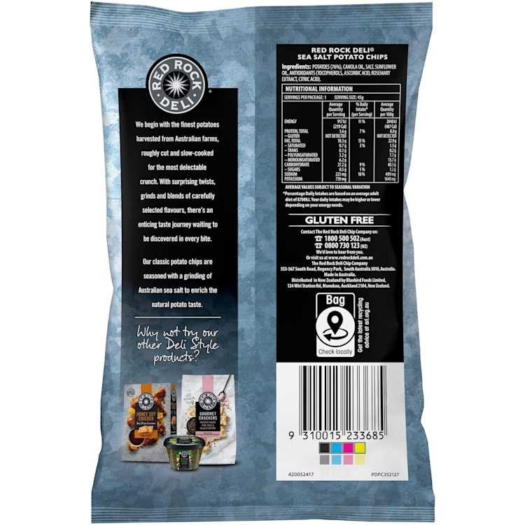 Red Rock Deli Sea Salt Potato Chips