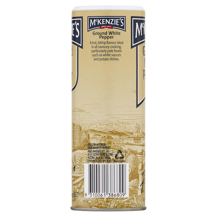 McKenzie's Pepper White Ground