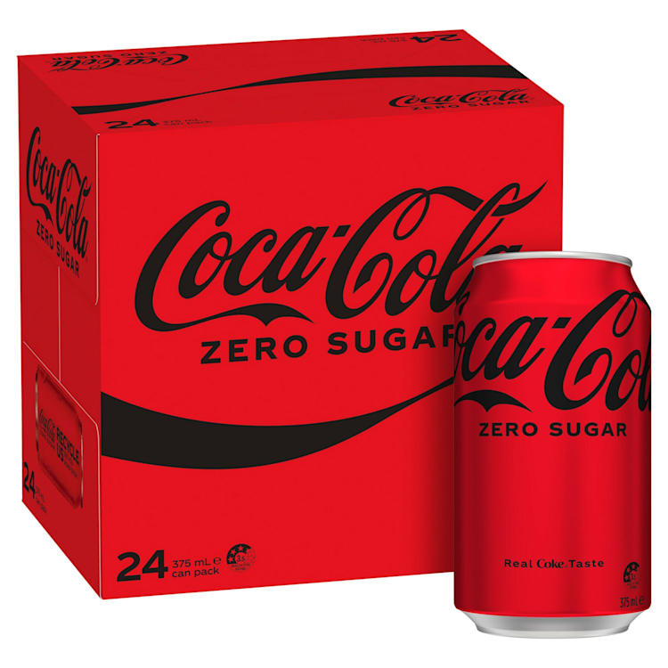 Coca-Cola Zero Sugar Soft Drink Multipack Cans