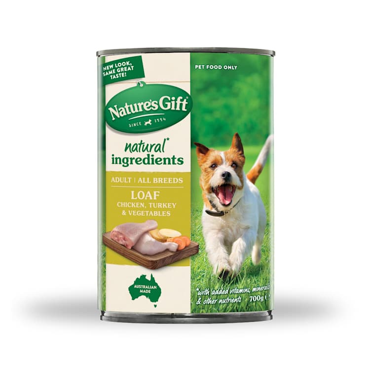 Nature's Gift Loaf Chicken,Turkey & Vegetables Wet Dog Food