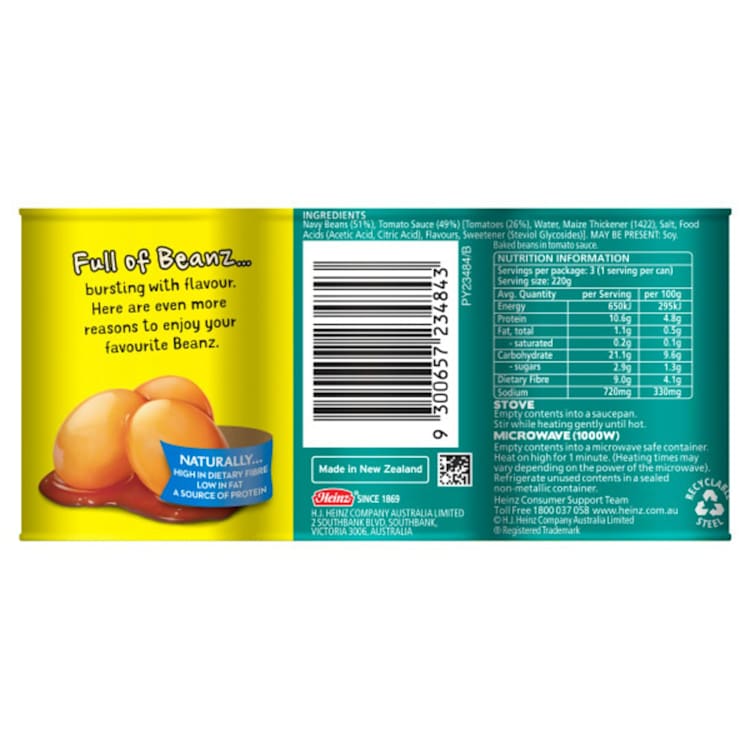 Heinz Baked Beans No Added Sugar