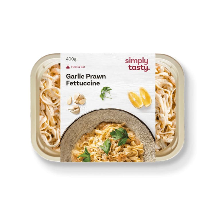 JL King & Co. Garlic Prawn Fettuccini