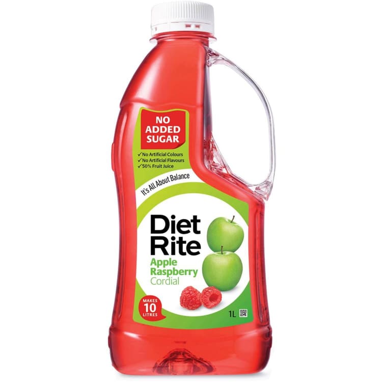 Diet Rite Cordial Apple Raspberry