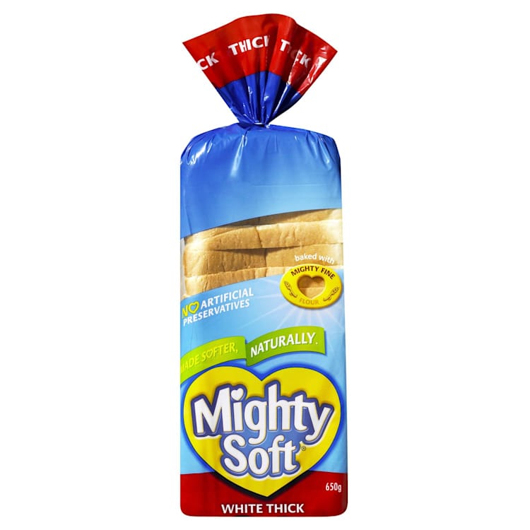 Mighty Soft Thick Sliced White Bread