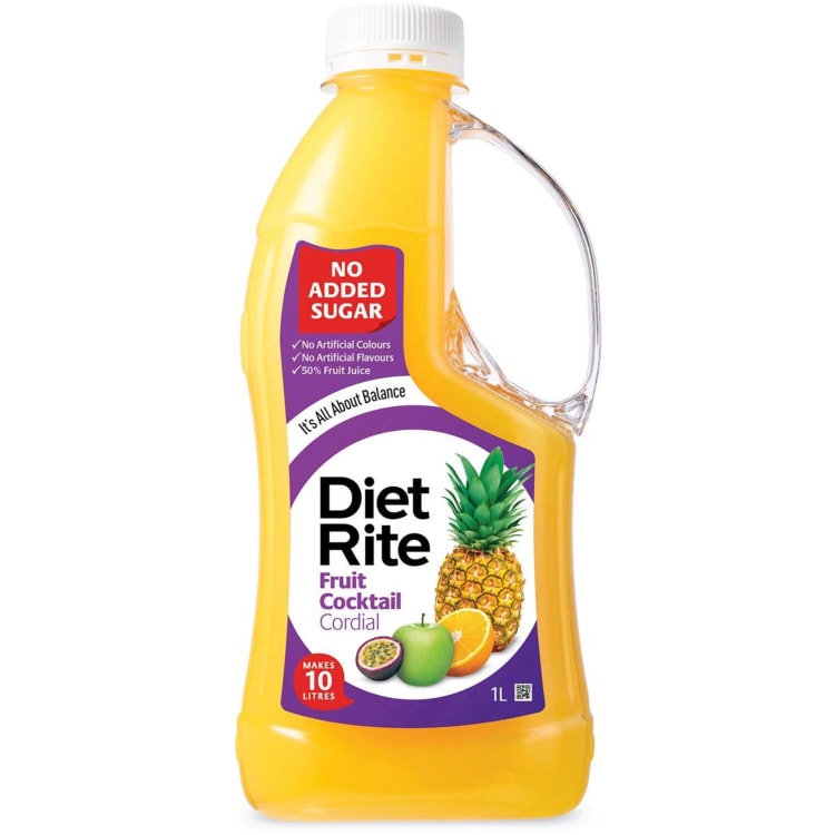 Diet Rite Cordial Fruit Cocktail