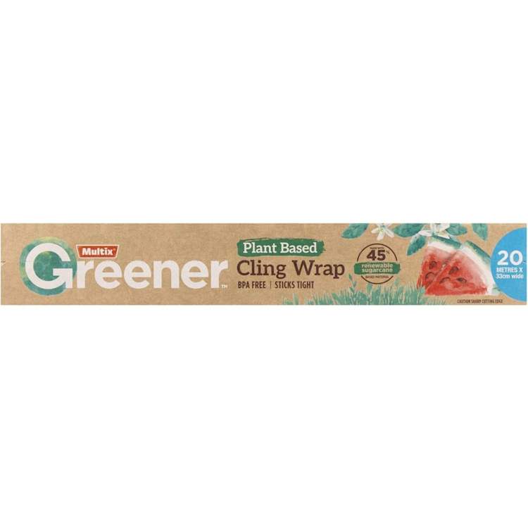 Multix Greener Plant Based Cling Wrap 20m