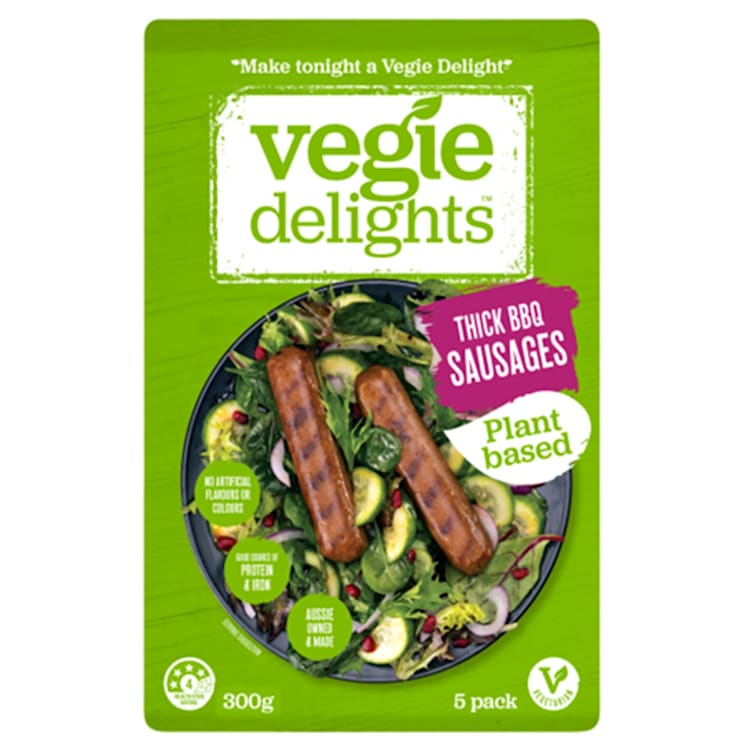 Vegie Delights BBQ Sausages