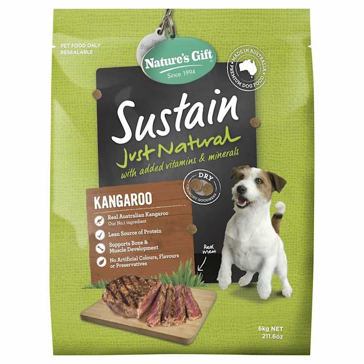 Nature s Gift Sustain Kangaroo Dry Dog Food IGA Shop Online