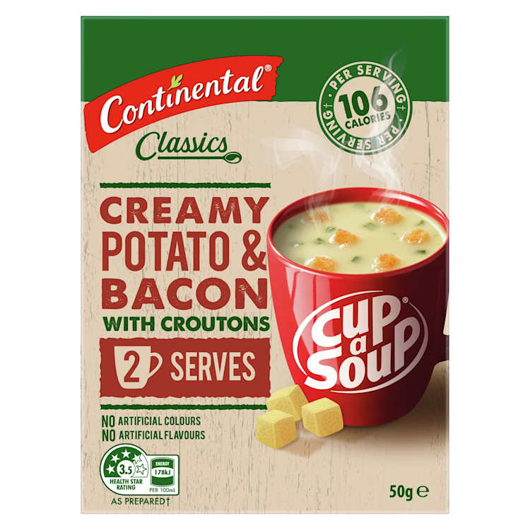 Continental Cup A Soup Creamy Potato & Bacon With Croutons