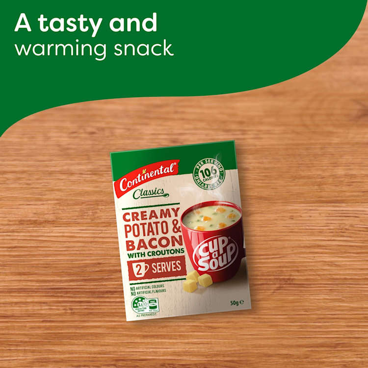 Continental Cup A Soup Creamy Potato & Bacon With Croutons