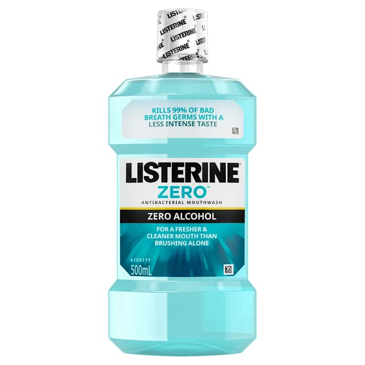 Listerine Zero Clean Mint Mouthwash