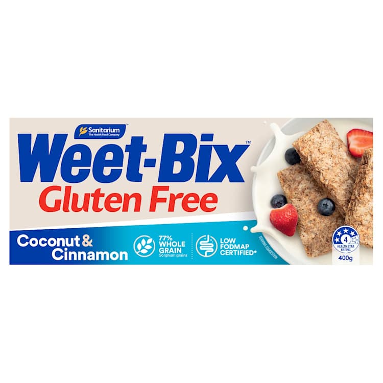 Weet-Bix Gluten Free with Coconut & Rice Puffs