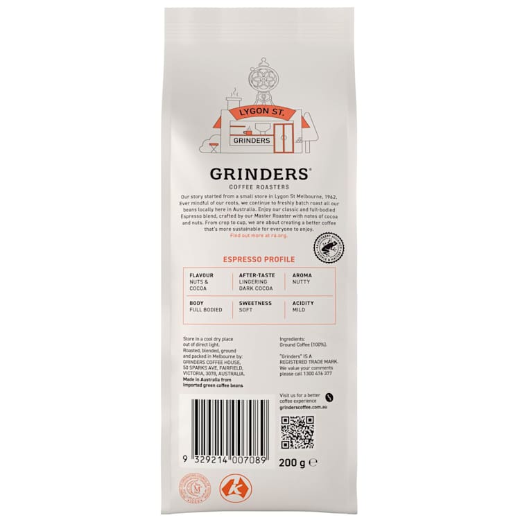 Grinders Espresso Ground Coffee
