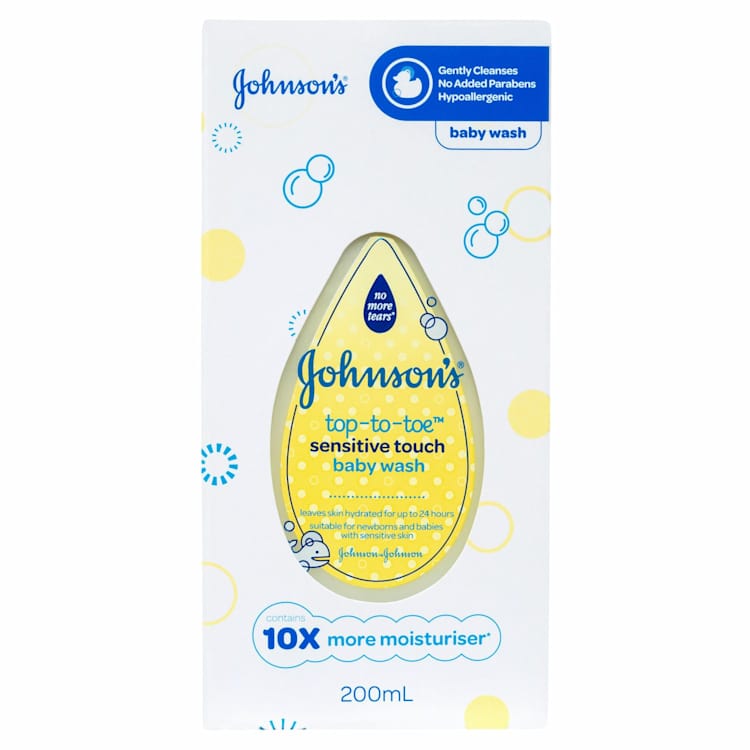 Johnson s Top To Toe Sensitive Touch Baby Wash