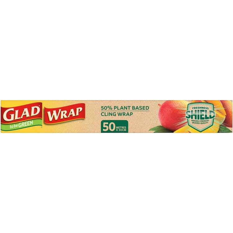 Glad To Be Green 50% Plant Based Cling Wrap 50m