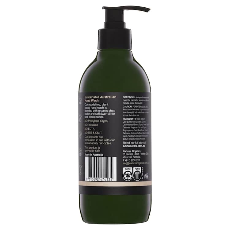 Organic Care Pump Handwash Vanilla Shea