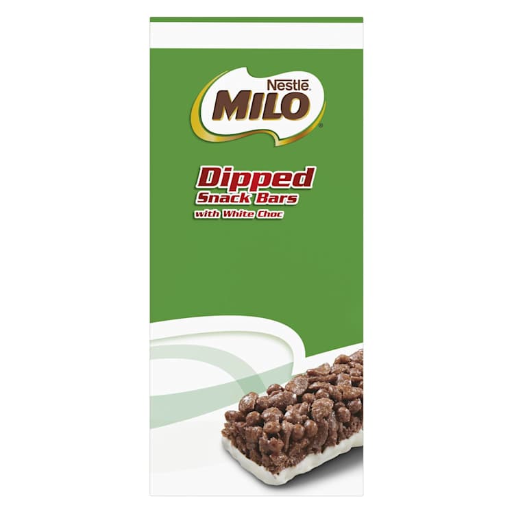 Nestlé Milo Dipped Snack Bars with White Chocolate
