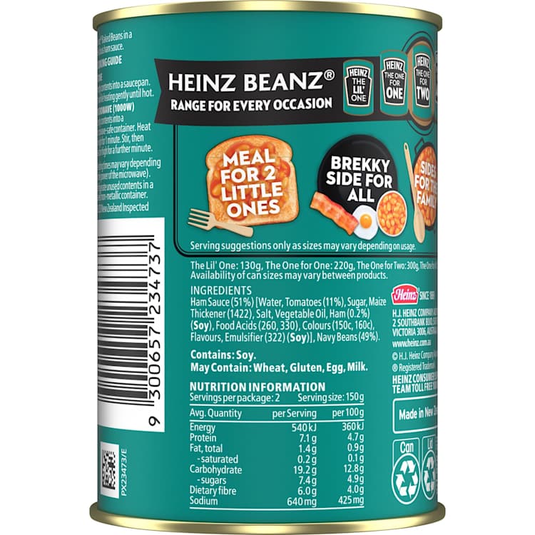 Heinz Baked Beans In Ham Sauce