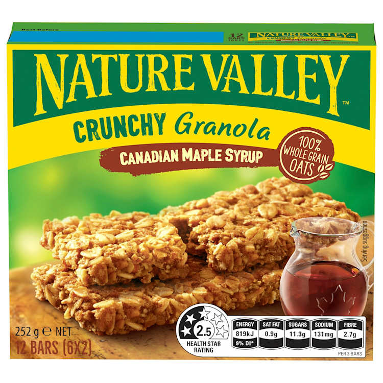 Nature Valley Crunchy Canadian Maple Syrup Granola Bars