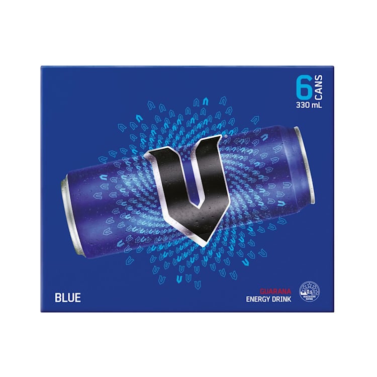 V Energy Drink Blue