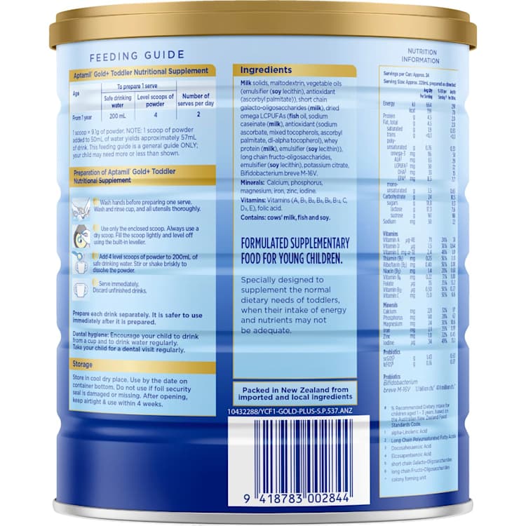 Aptamil Gold+ 3 Pronutra Biotik Toddler Nutritional Supplement From 1 Year