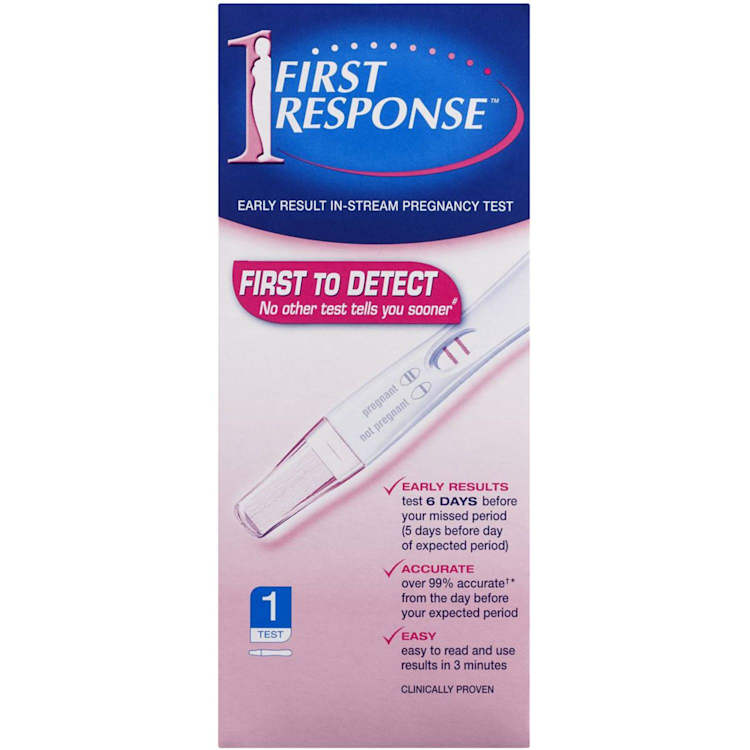 First Response Pregnancy Test Stream