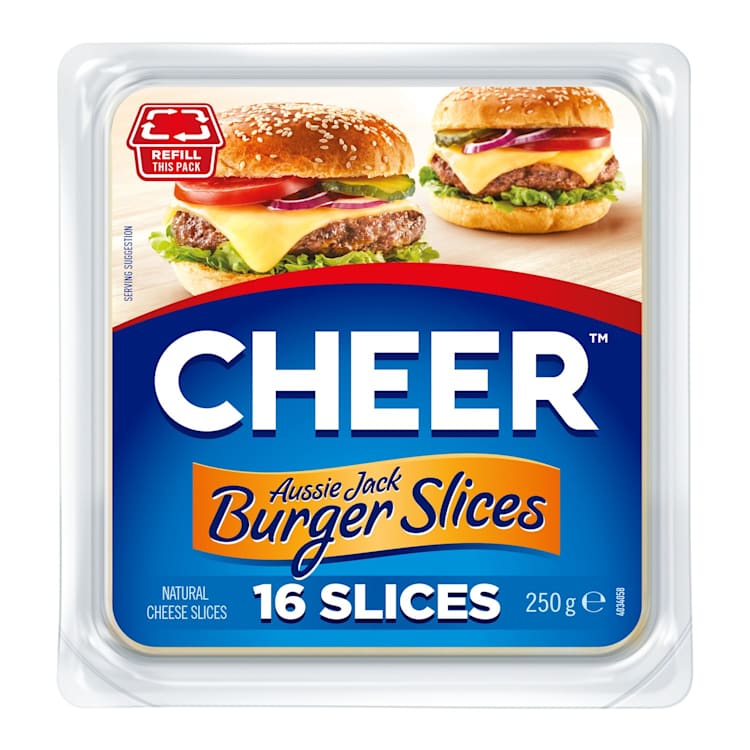 Cheer Cheese Classics Aussie Jack Burger Slices