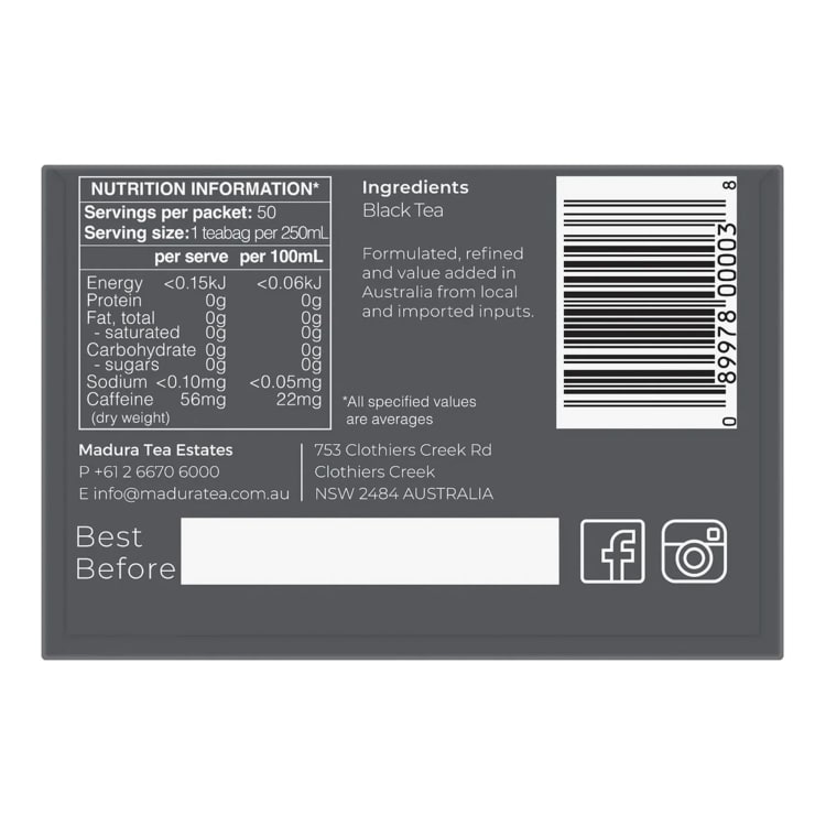 Madura Premium Blend Tea Bags