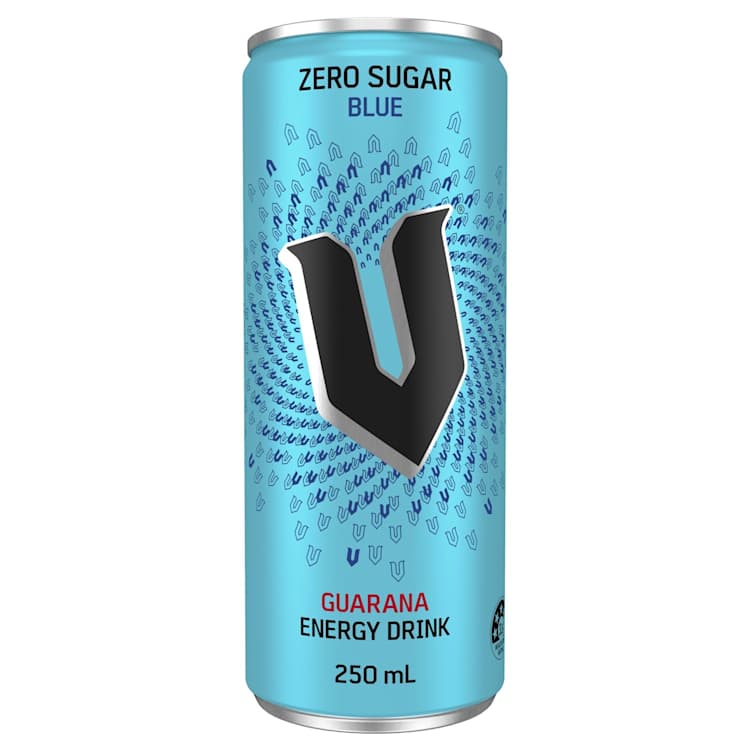 V Guarana Energy Drink Blue Sugarfree