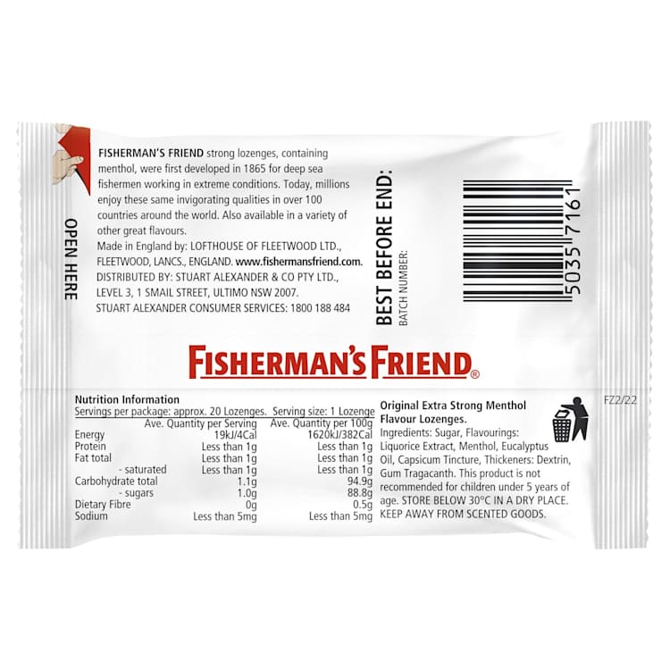 Fisherman's Friend Mints Extra Strong