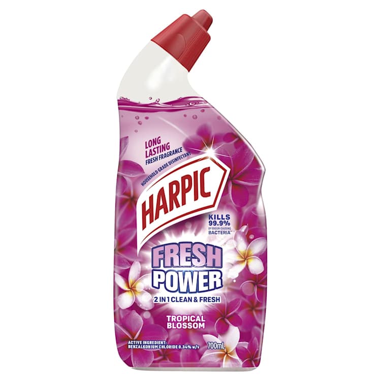 Harpic Fresh Power Toilet Cleaner Tropical Blossom