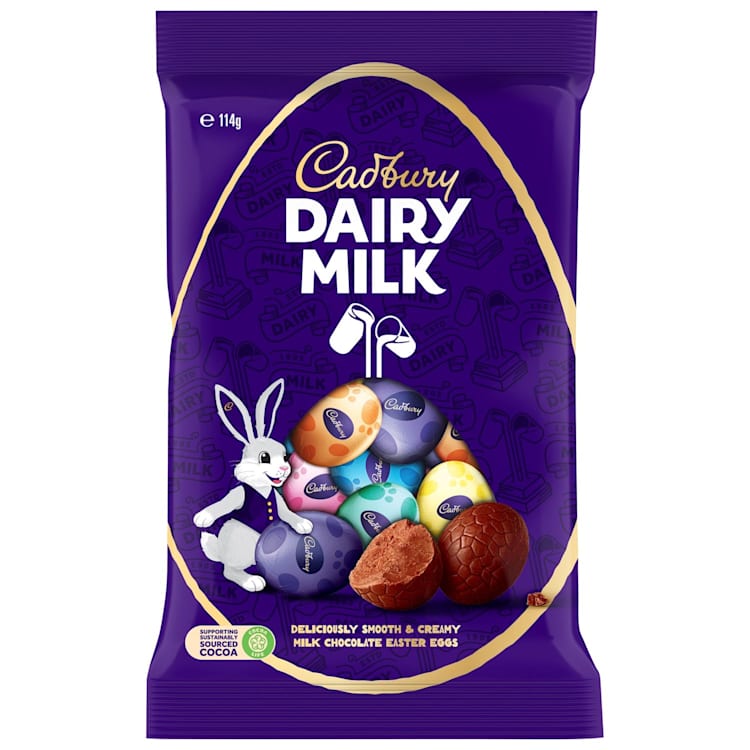 Cadbury Dairy Milk Chocolate Easter Egg Bag
