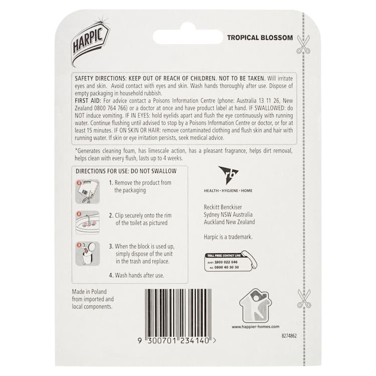 Harpic Fresh Power Toilet Cleaner Itb Tropical Blossom