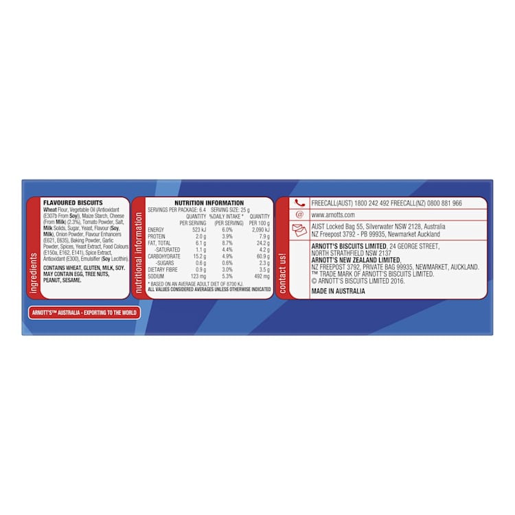 Arnott's Shapes Nacho Cheese