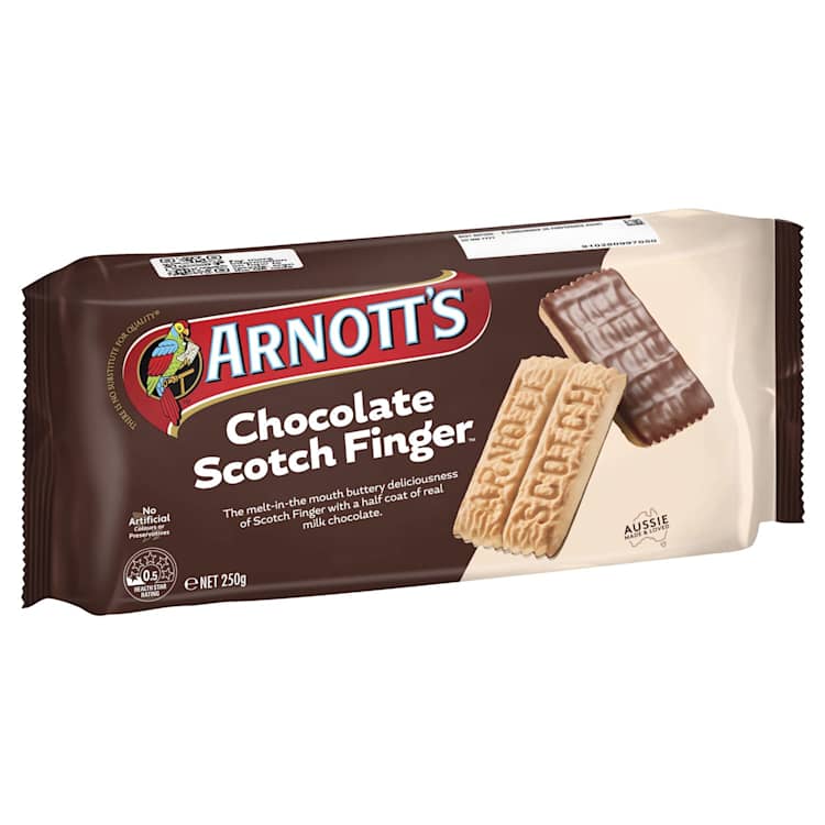 Arnott's Scotch Finger Chocolate Coated Biscuits