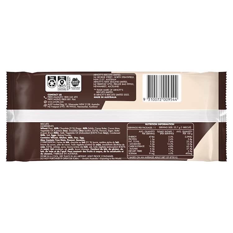 Arnott's Scotch Finger Chocolate Coated Biscuits