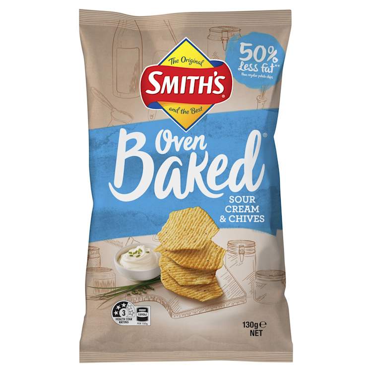 Smith's Oven Baked Sour Cream & Chives