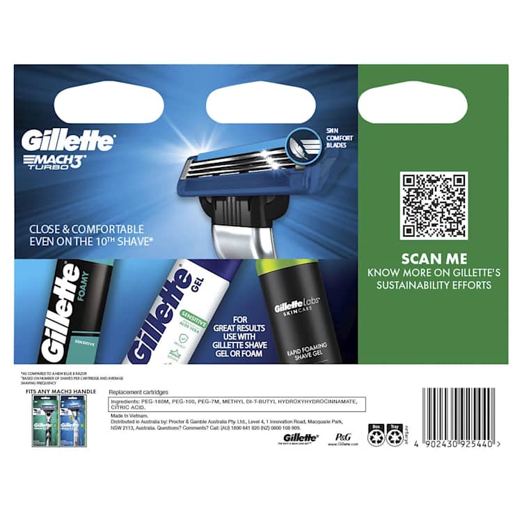 Gillette Mach 3 Shaving Blade Refill