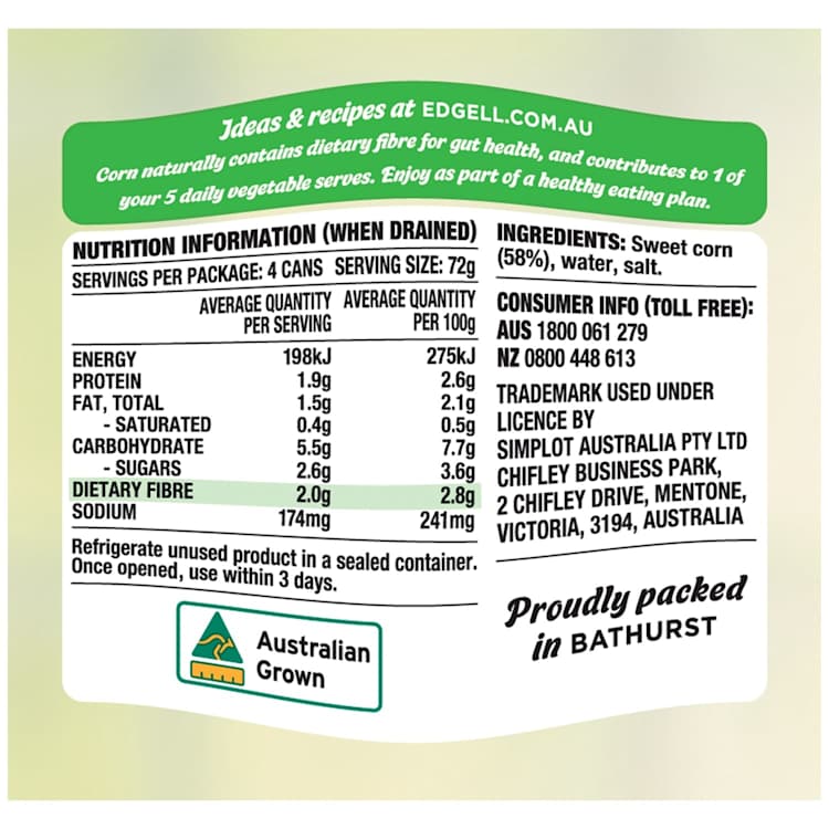 Edgell Corn Kernels