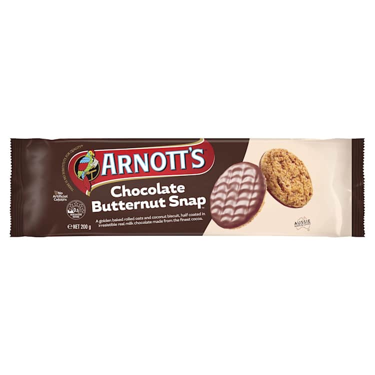Arnott's Butternut Snap Chocolate Biscuits