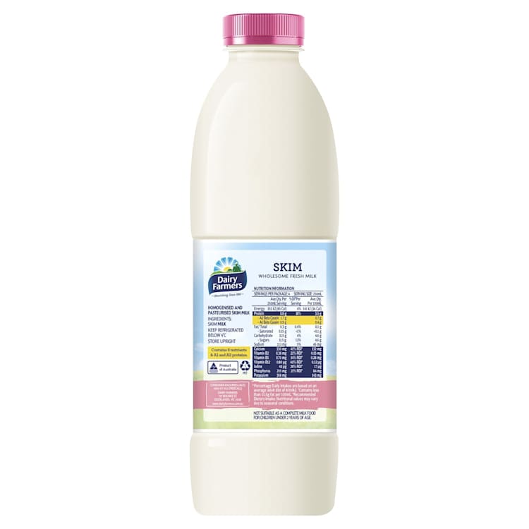 Dairy Farmers Skim Milk Bottle