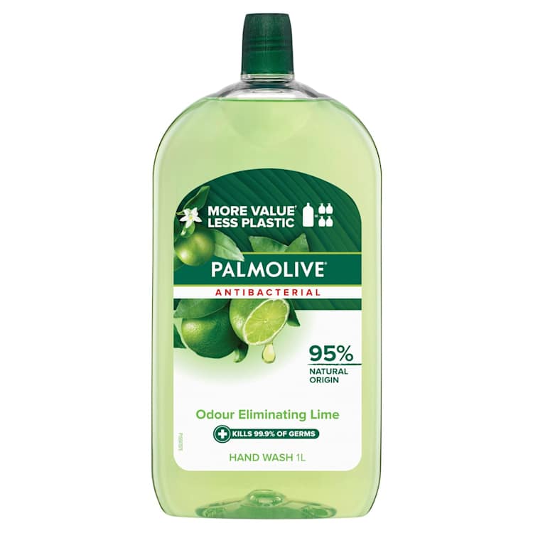 Palmolive Antibacterial Liquid Hand Wash Soap Lime Refill